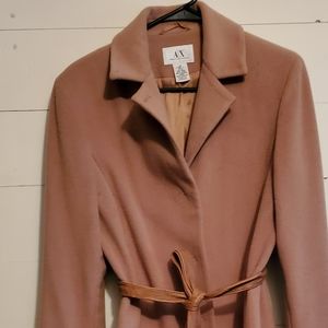 Armani Exchange Womens Wool and cashmere Coat